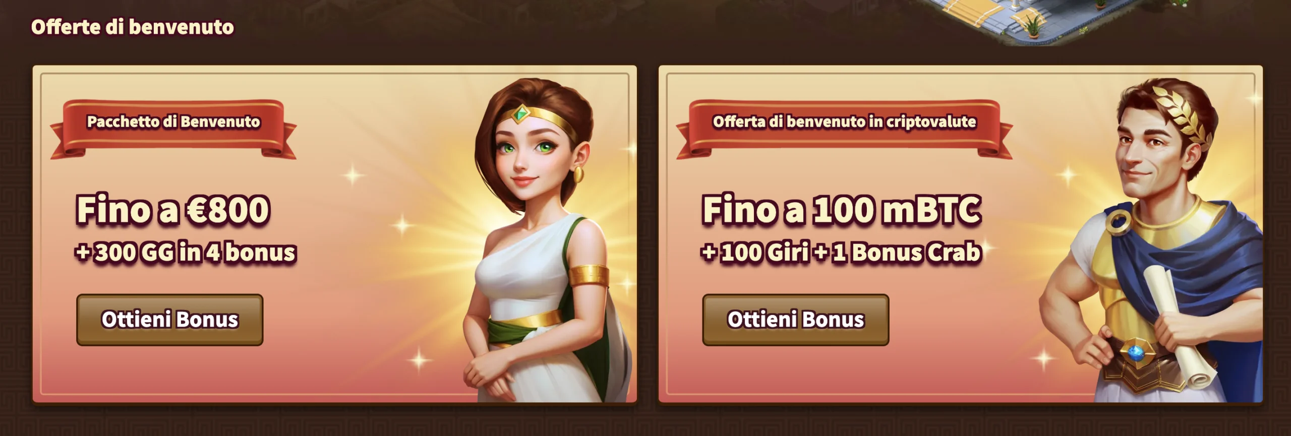 MyEmpire bonus benvenuto casino